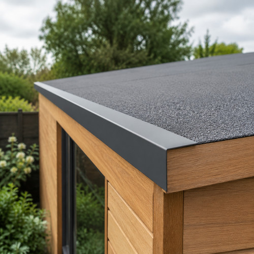 Slate blue steel corner - slate,